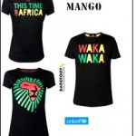 Kolekce triček pro charitativní účely (Mango, Shakira, UNICEF)